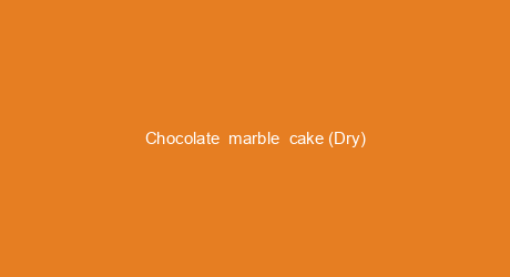 Chocolate  marble  cake (Dry)